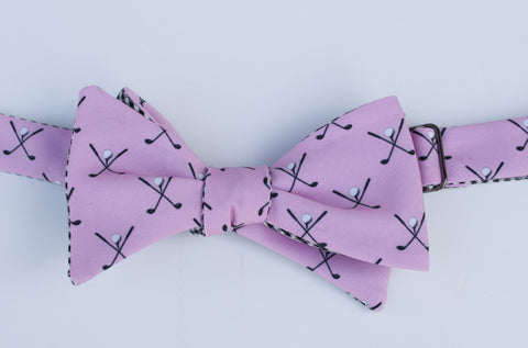 Golf Bow Tie - pink