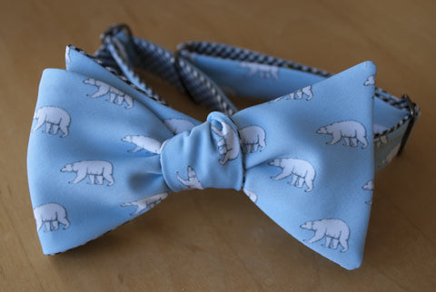 Polar Bear Bow Tie