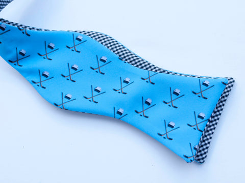 Ice Hockey Tie - blue