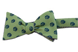 Monogram Bow Tie - circle design