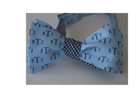 Monogram Bow Tie Block letters