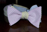 8-Way Seersucker Bow Tie