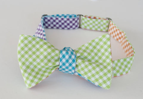 8-Way Check Bow Tie