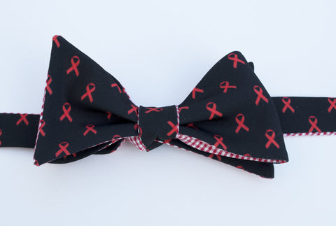 Red Ribbon Bow Tie