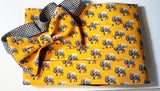 Elephant Bow Tie - gold