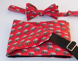 Elephant Bow Tie - gold