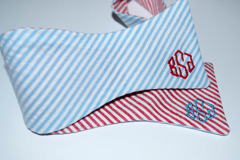 Add a Monogram to a Bow Tie