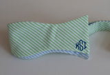 Seersucker Reversible Bow Tie - Choice of Colors!