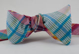 Patch Madras Pastel Plaid Bow Tie