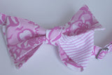 Designer Pink on Pink Bow Tie