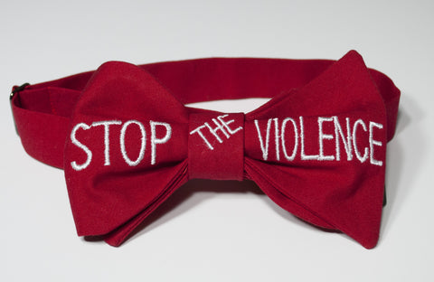 Stop the Violence Bow Tie