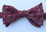 Brass Instruments Bow Tie - maroon