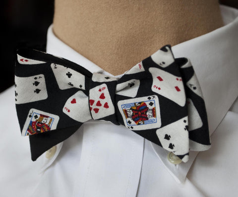 Card Player Bow Tie
