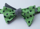 Chess Bow Tie - green