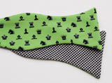 Chess Bow Tie - green