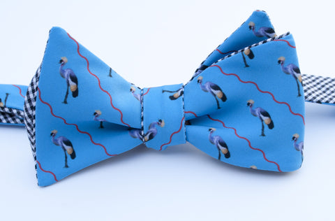 Crane Bow Tie - periwinkle