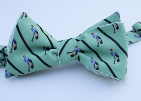 Crane Bow Tie - green