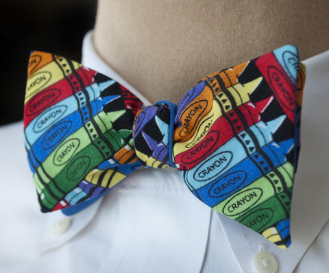Crayons Bow Tie - Youth