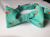 Flamingo Bow Tie - Teal