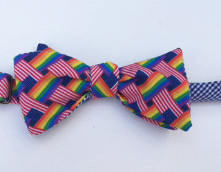 Gay Pride Bow Tie