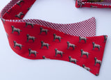 Golden Retriever Bow Tie - red
