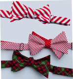 Christmas Bow Ties for Dogs - Festive Patterns