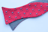 Ice Hockey Bow Tie - red