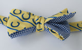 Horseshoes Bow Tie - yellow