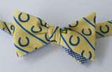 Horseshoes Bow Tie - yellow