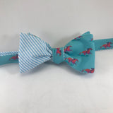 Race Horse Bow Tie - Turquoise