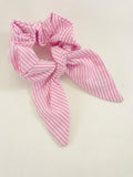Gold & Navy Zig-Zag - Scrunchie