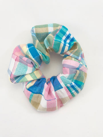 Pastel Madras - Scrunchie