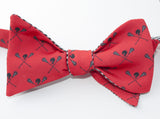 Lacrosse Bow Tie - red