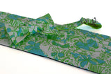 Designer Blue and Green Bow Tie