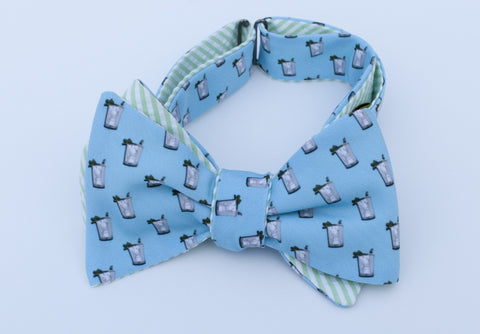 Mint Julep Bow Tie - Light Blue