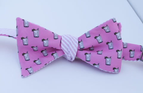 Mint Julep Bow Tie - Pink