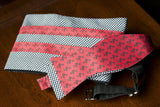 Red Monogram Bow Tie