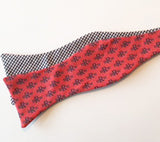 Red Monogram Bow Tie & Cummerbund Set