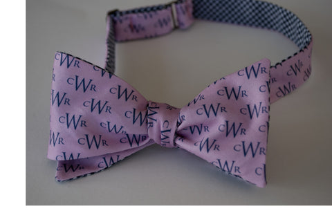 monogram bow tie