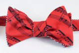 Copy of Musical Notes Blue Bow Tie