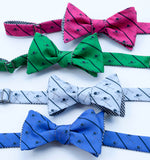 Polo Helmet Emblem Bow Tie - light grey
