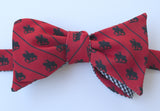 St. Louis Statue Bow Tie - red
