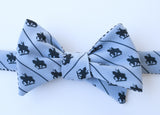 St. Louis Statue Bow Tie - blue