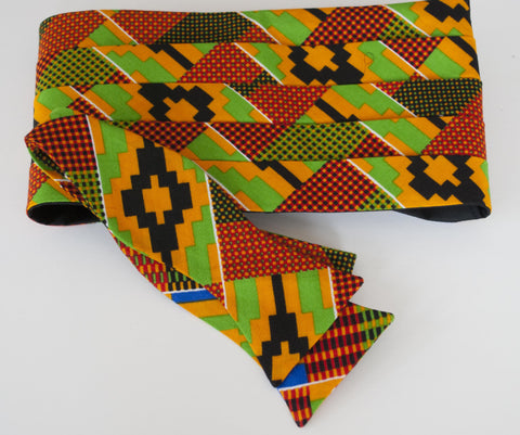 Kenti Cloth Bow Tie - multi